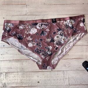 Torrid Sweet Mauve Floral Second Skin Hipster Panty Plus Size 5